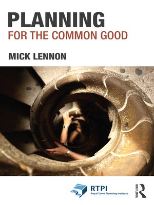 cover image of Planning for the Common Good